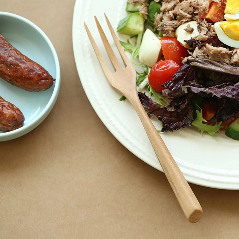 Wood Fork Spoon (5)