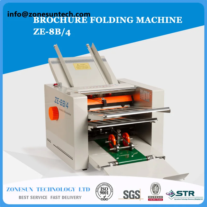 pamphlet, brochure folding machinery, flanging,automatic