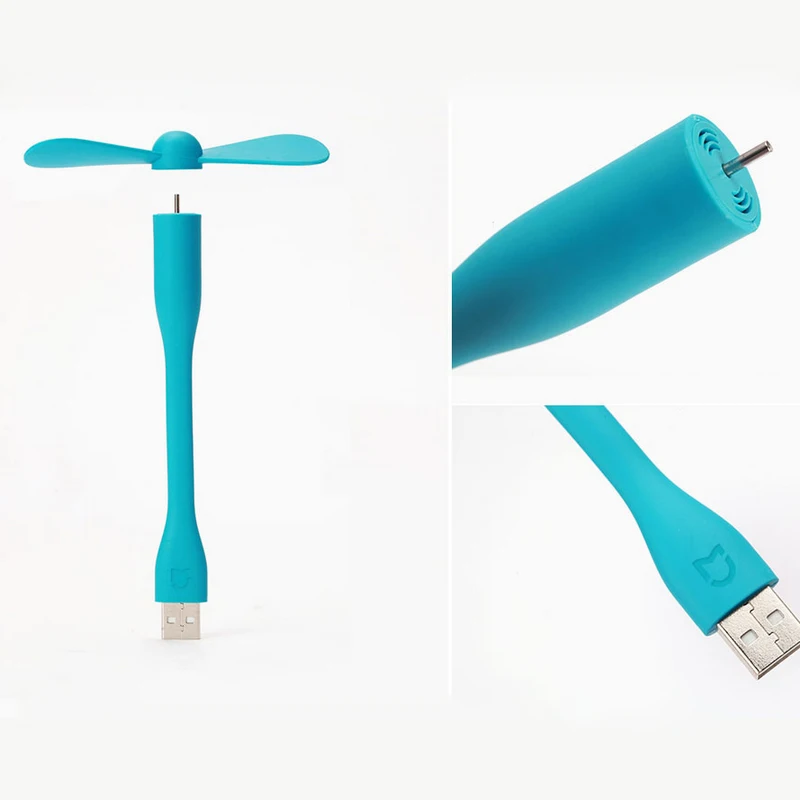 Оригинальный USB вентилятор Xiaomi Mijia охлаждающий гибкий портативный мини для