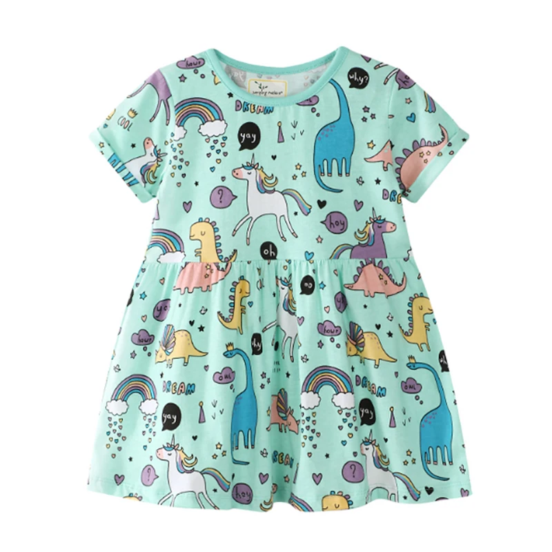 

Baby Girls Dress Summer Unicorn Costume for Kids Clothing 2019 Brand Children Party Dresses Animal Girls Clothes Princess Dress