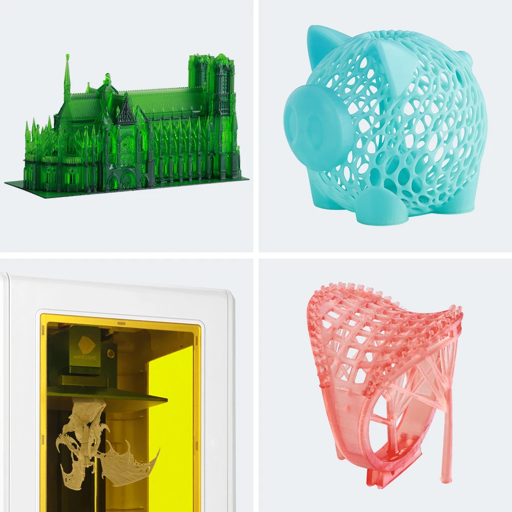 ANYCUBIC Фотон S ЖК дисплей 3D принтеры 405nm матрица UV светильник печать быстро нарезать