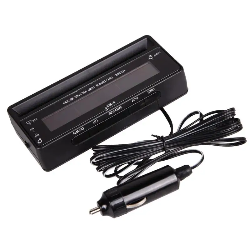 3 in 1 LCD Dislay Car Digital Thermometer Voltmeter Monitor Clock Thermometer Battery Voltage Temperature Monitor Meter 3 in 1 LCD Dislay Car Digital Thermometer Voltmeter Monitor Clock Thermometer Battery Voltage Temperature Monitor Meter