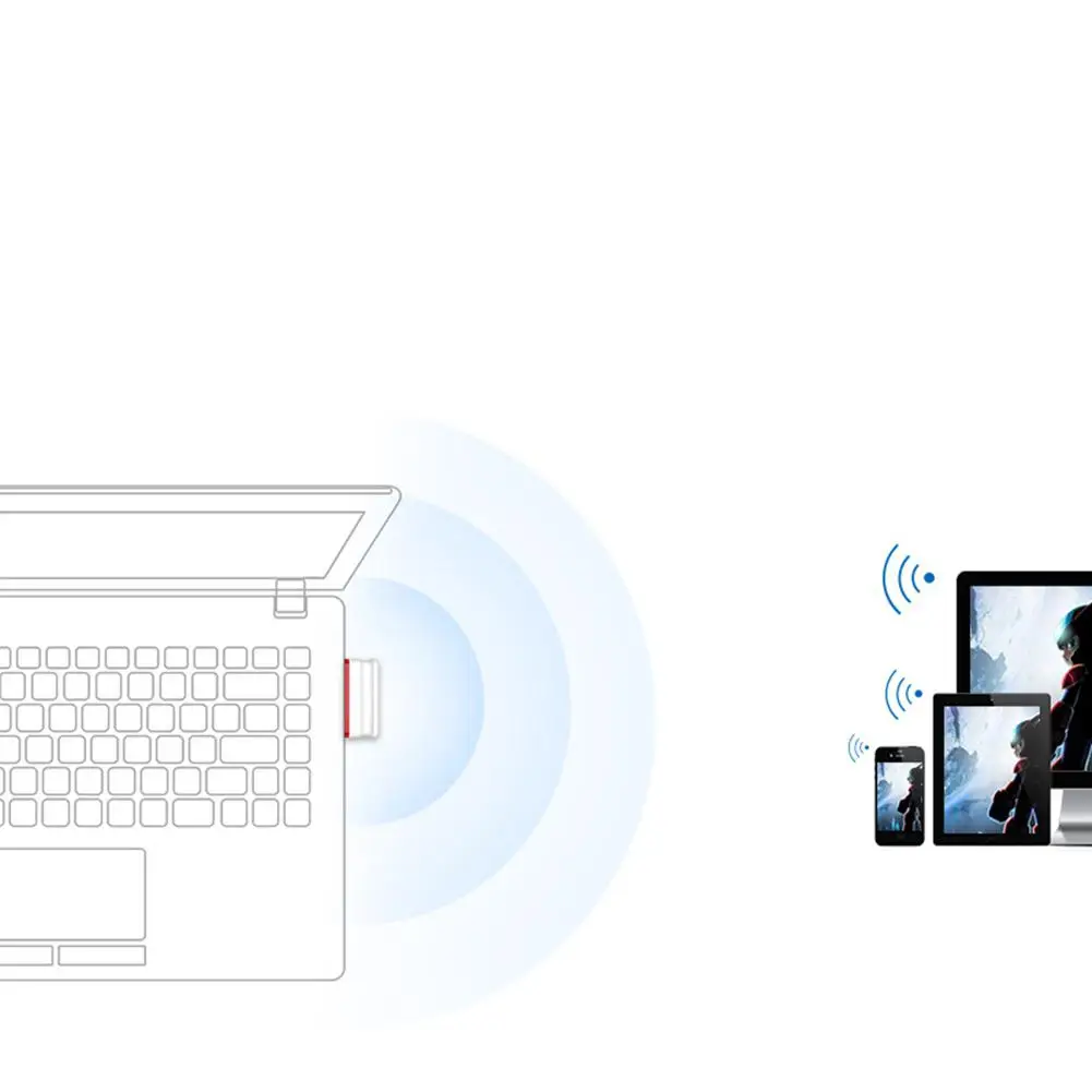 EastVita 150 Мбит/с Wi Fi приемник CF WU815N мини USB Беспроводной адаптер 802.11n Ethernet для