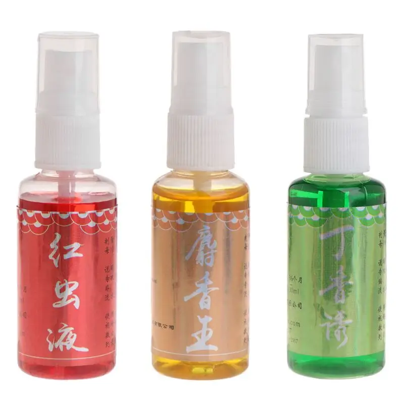 

OOTDTY Carp Fishing Bait Spray 30ml Attractant Smell Additive Flavor Liquid Concentrate Fishing Bait Spray