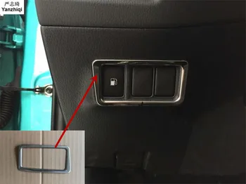 

Stainless steel Oil tank cover switch decoration frame For Toyota C-HR CHR 2016 2017 2018 Car Accessories Styling