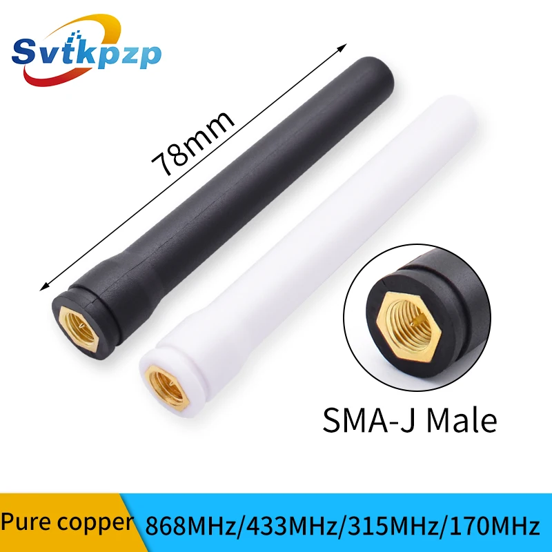 

3dBi SMA-j Male 868MHZ Antenna Pure Copper 433mhz / 170mhz / 315mhz Omni Antennas 50ohms Mini Rubber Aerial