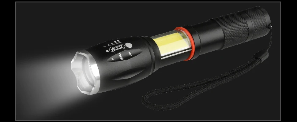 8000 Люмен светодиодный тактический фонарь T6+ фонарь COB Магнитный 6-режимов Водонепроницаемый факела для чрезвычайных ситуаций с 18650 батарея зарядное устройство