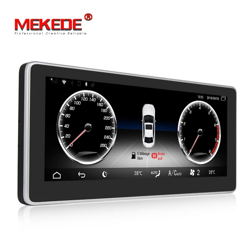 Discount MEKEDE Car Multimedia Player 4G lte Android 7.1 Car DVD radio audio player For Benz CLS Class W218 2011-2013 3+32G 3