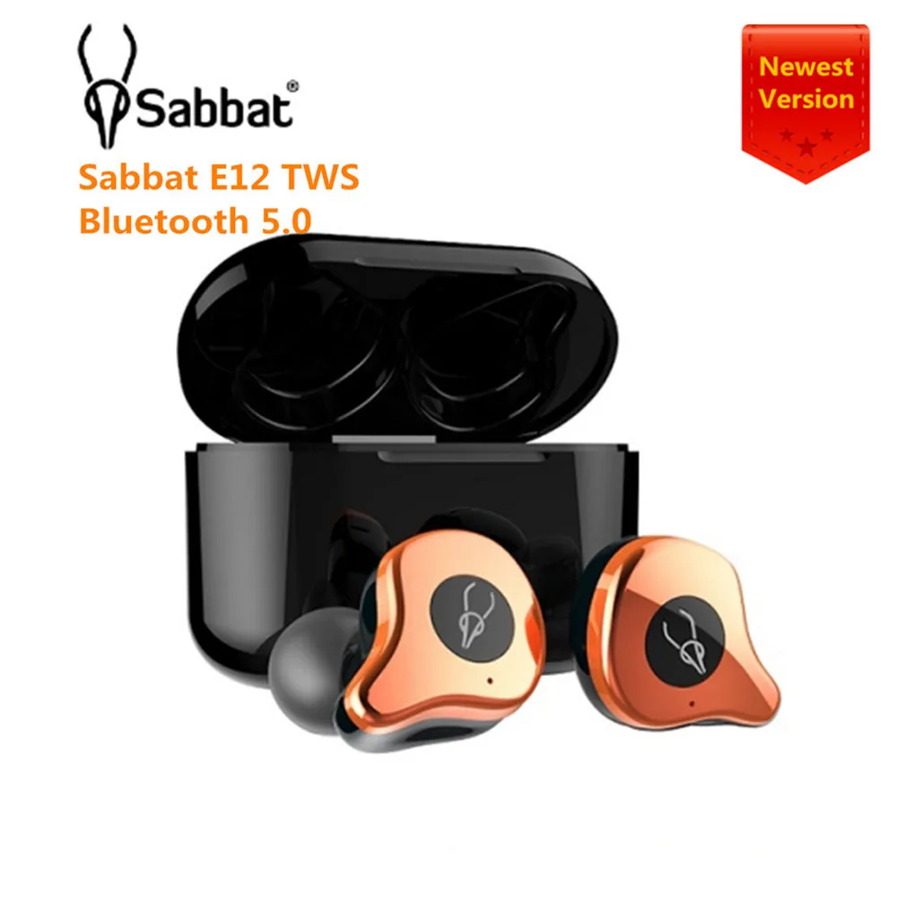 Sabbat E12 TWS 5 0 Bluetooth беспроводная гарнитура HiFi стерео наушники спортивные Hands Free с