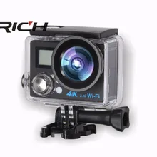 S200DR 4 к Экшн-камера 2,0 двойной ЖК-экран 16MP Спортивная Wi-Fi камера 30 м водостойкая 170 градусов HDMI Спортивная камера