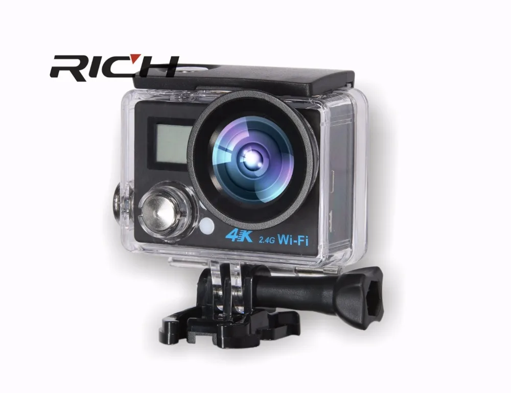 

new S200DR 4K Action Camera 2.0 Double LCD Display 16MP Sports WiFi Camera 30M Waterproof 170 angle HDMI sport camera