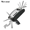WEST BIKING – Kit de réparation de pneus de vélo, clé à rayons vtt, tournevis cyclisme, ensembles d'outils de Maintenance ► Photo 2/6