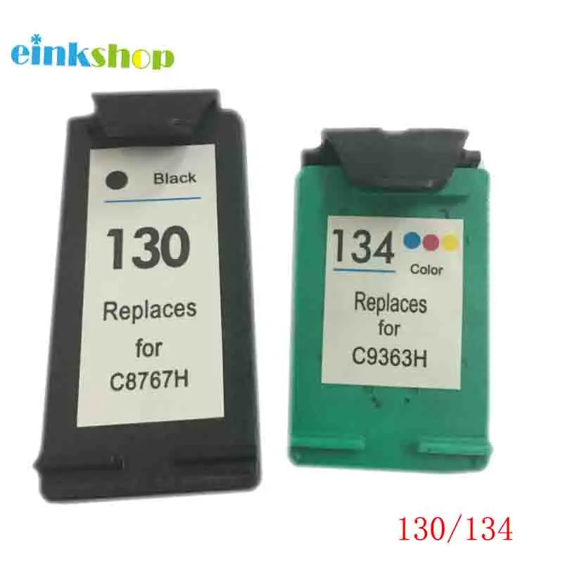 Einkshop 130 134 Заправляемый картридж с чернилами Замена для hp 130 134 с чернилами hp Deskjet 6543 5743 6623 5743 6843 6523 5943 6943 6983 принтер