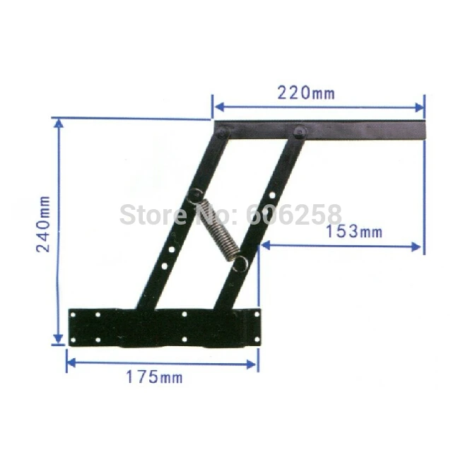 

Furniture Hardware / Multifunction Tea Table Lift Stand coffee table Lifting Frame 1Pair