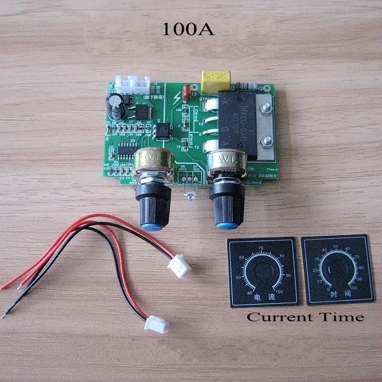 

Spot Welders Spot welding time and current controller control panel timing 100A SCR with Power supply