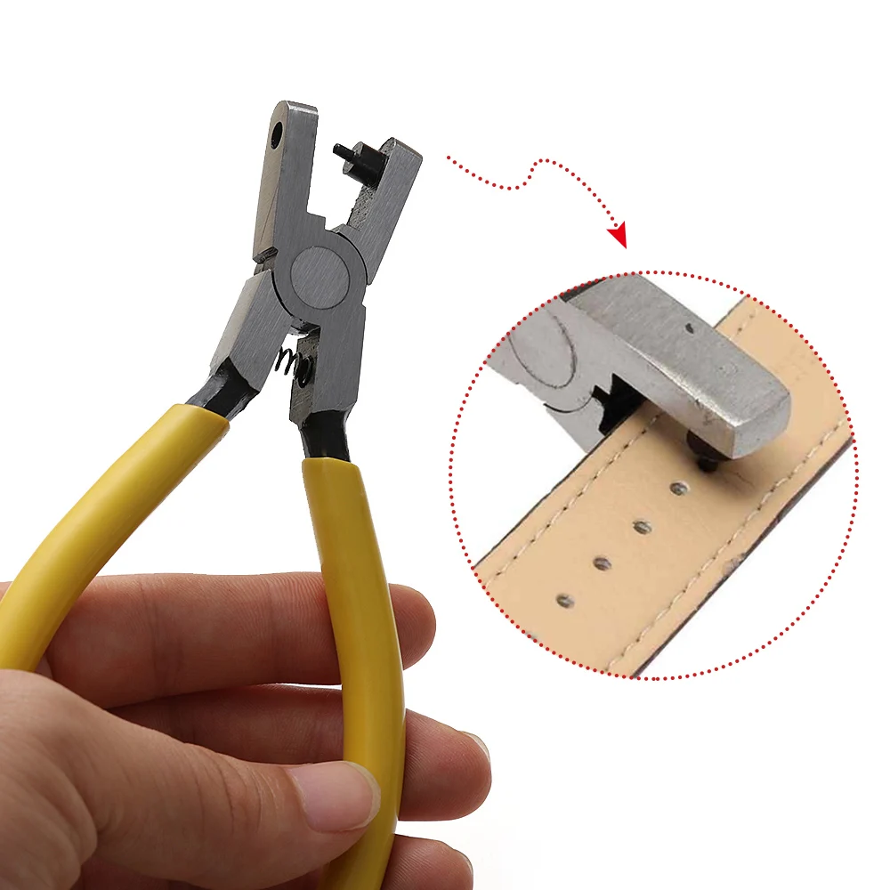 

1Pc New Hot Usehul Universal Hand Leather Strap Watch Band Belt Tool Hole Punch Pliers Tool