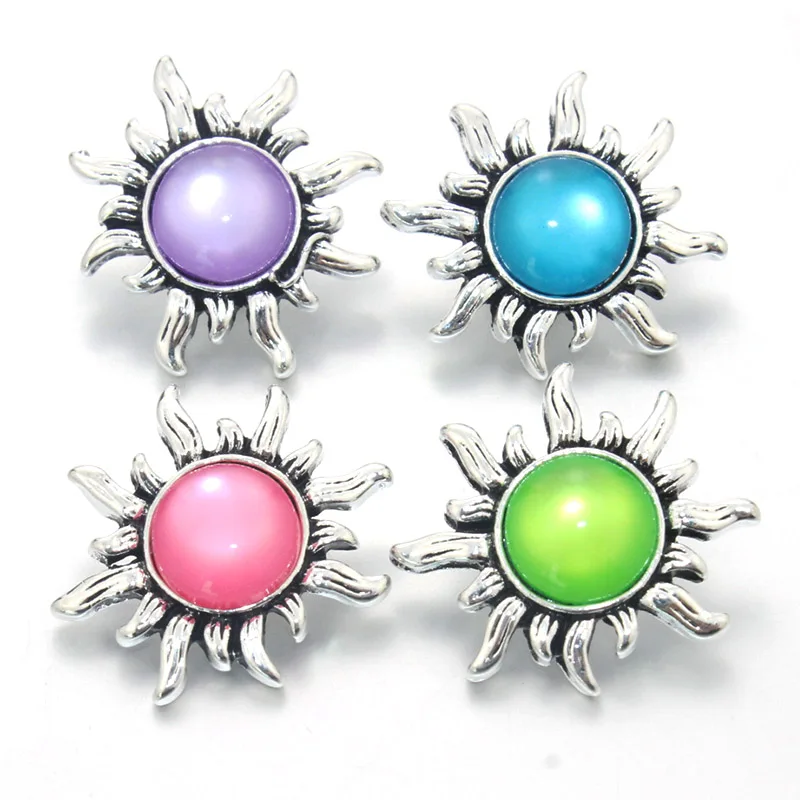 

10pcs/lot Boom Life New 18mm Snap Jewelry Crystal Birthston Snap Buttons Fit Snap Bracelet Necklace Women Jewelry 011216