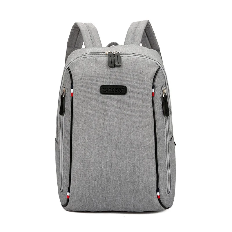

17'' Laptop Backpack Large Capacity Waterproof Nylon Travel Backpack School Bags For Girls Boys Grey Backpack Men mochila hombre
