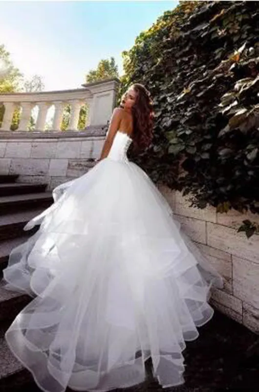 Vestidos De Novia недорогое свадебное платье простое длинное фатиновое торжественное кружевное вечернее платье Длинные свадебные платья Robe De Mariage