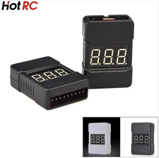 Тестер напряжения на аккумуляторах HotRc BX100 1 8S тестер литий полимерных