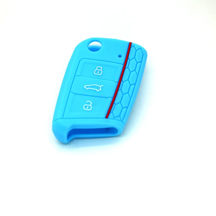 RYHX Car Accessories Bag Cover For Volkswagen VW Golf 7 mk7 Skoda Octavia A7 silicone car key case