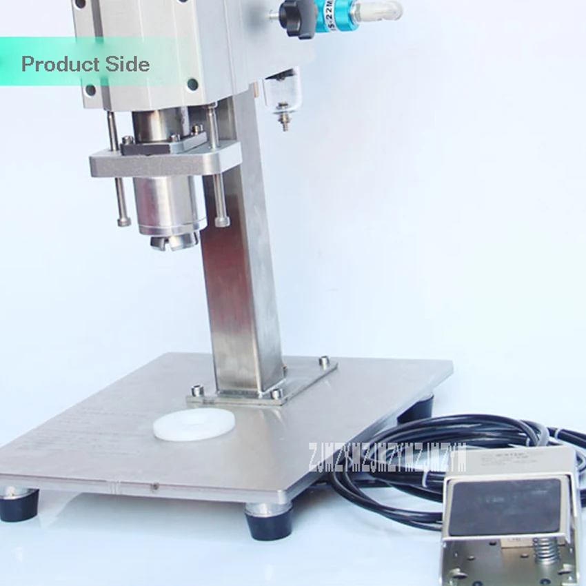 DFS15 пневматический флакон Кепки станок для закупорки бутылка Кепки в электромагнитной индукции флакон запайки M5L/мин 0,4 кПа 15/18/22 мм