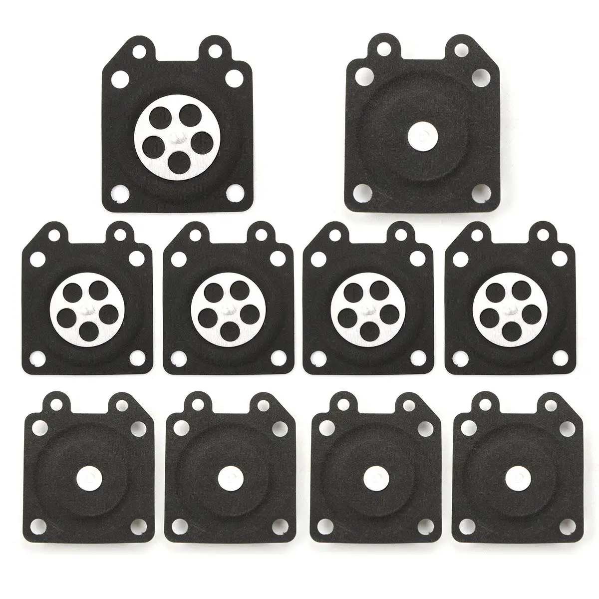 10pcs tronçonneuses Carburetor GASKET KIT WALBRO Zenoah Metering Diaphragme Assemblée