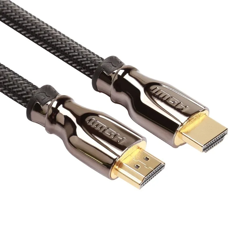 TRANSCTEGO Hdmi Cable New Version Mini HDMI 2.0 Line Metal 4K Cable TV