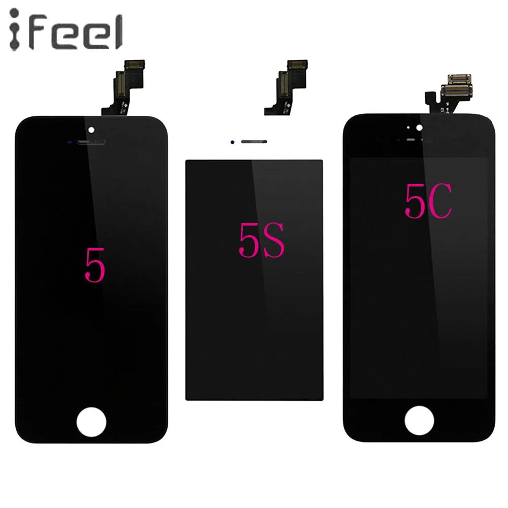 

IFEEL LCD Display Touch Screen Replacement Assembly Digitizer for iPhone 5s 5c 5 SE Mobile Phone LCDs