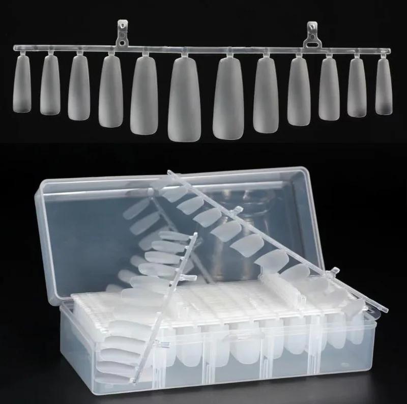 

360 PCS High Quality Ultra-thin Long Ballerina Nail Tips Square Full Cover