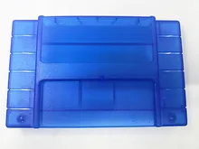 5PCS Replacement Game Cartridge For SNES 16bit game card Shell For USA Version Transparent blue Game Player 5PCS Replacement Game Cartridge For SNES 16bit game card Shell For USA Version Transparent blue Game Player