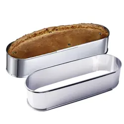 Торт молд, аксессуары для выпечки овальная выдвижная регулируемая 430 Хлебница для торта из нержавеющей стали мусс круглая форма