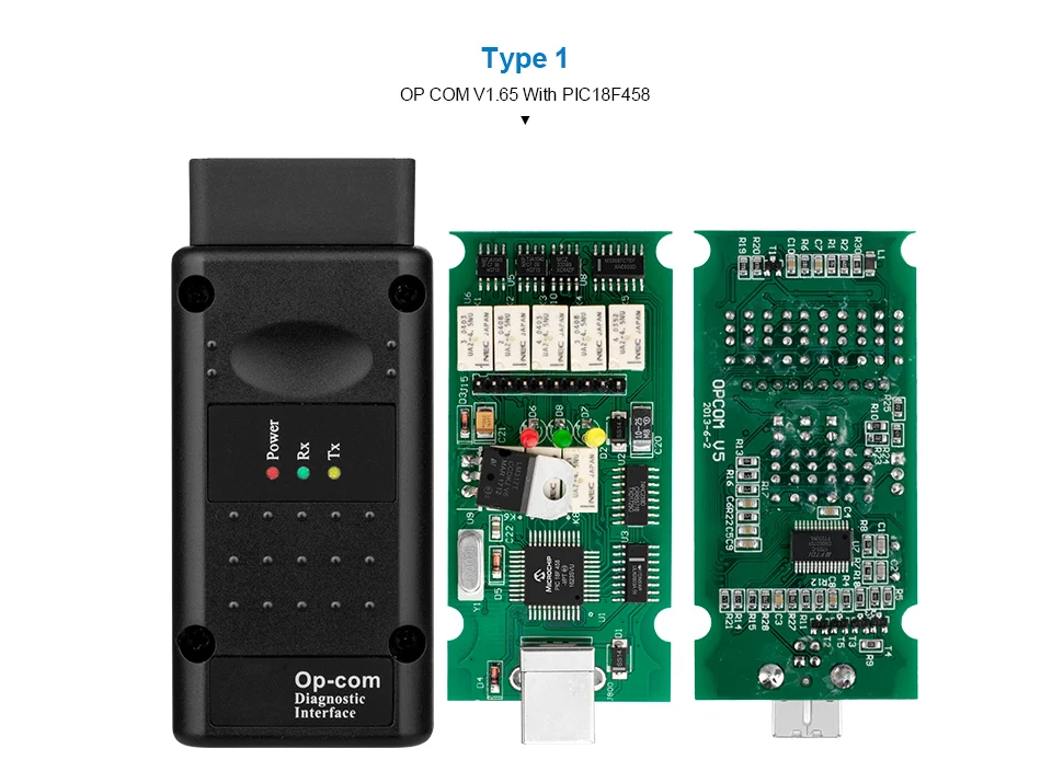 Op-com V1.65 V1.78 V1.99 с PIC18F458 FTDI op com OBD2 автоматический диагностический инструмент для Opel OPCOM шина сети локальных контроллеров V1.7 может быть обновление вспышки