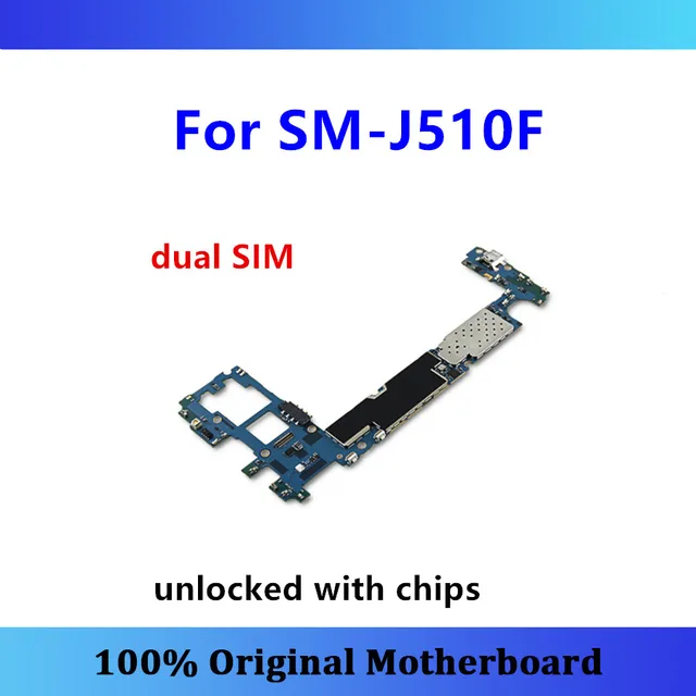 Original unlocked MB For Samsung Galaxy J5 J510F motherboard single