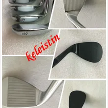 keleistin серебро клинья серебро око Брендовые мужские спин молотый Гольф Клин Гольф-клубы 5" /52"/ 5" /56"/5" /60" Степень Сталь вал