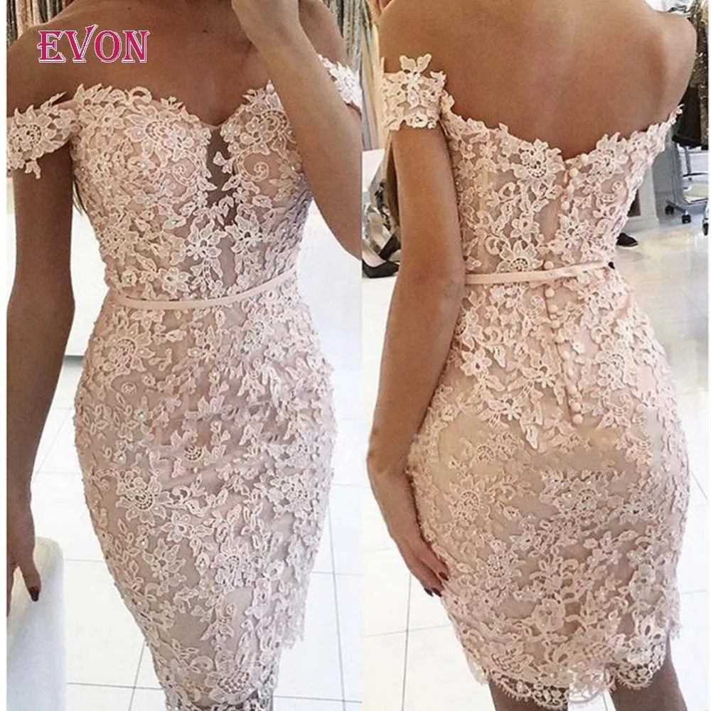 Vestidos de fiesta de noche Sexy Short Prom Dresses 2019 Cheap  Off The Shoulder Evening Dresses For Party Vestidos de gala 