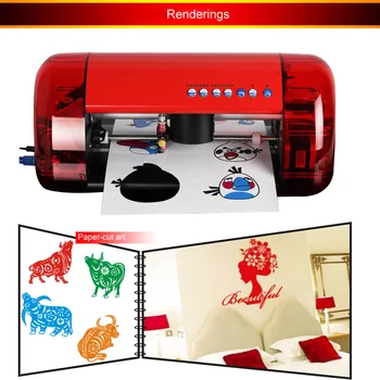 

1pc Mini Vinyl Cutter Cutok DC240, PU PVC A4 Size Mini Desktop Portable Cutting Plotter