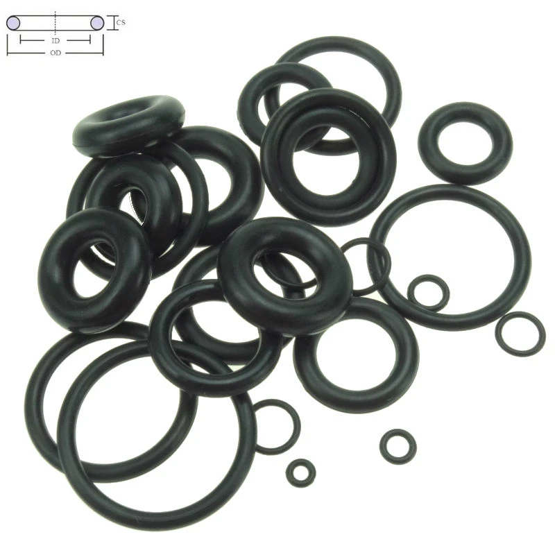 Spare Part Round Rubber O Ring Oil Seal Gasket 92 x 88 x 2mm 5Pcs