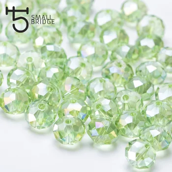

150pcs 4mm Czech Facet Rondelle Glass Beads Jewelry Making DIY Crystal Spacer Beads for Bracelets Mix Loose Bead Wholesale Z301