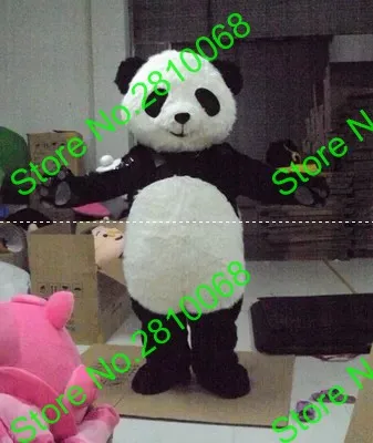 

Syflyno High quality EVA Material Helmet Plush Panda Mascot Costumes walking cartoon Apparel Birthday party 069