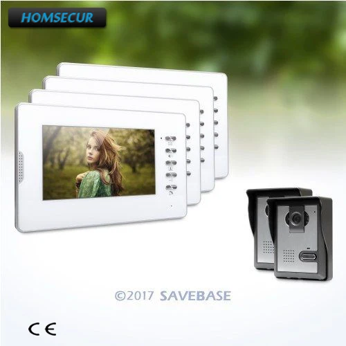 

HOMSECUR 7inch Video Door Entry Security Intercom with IR Night Vision for Home Security