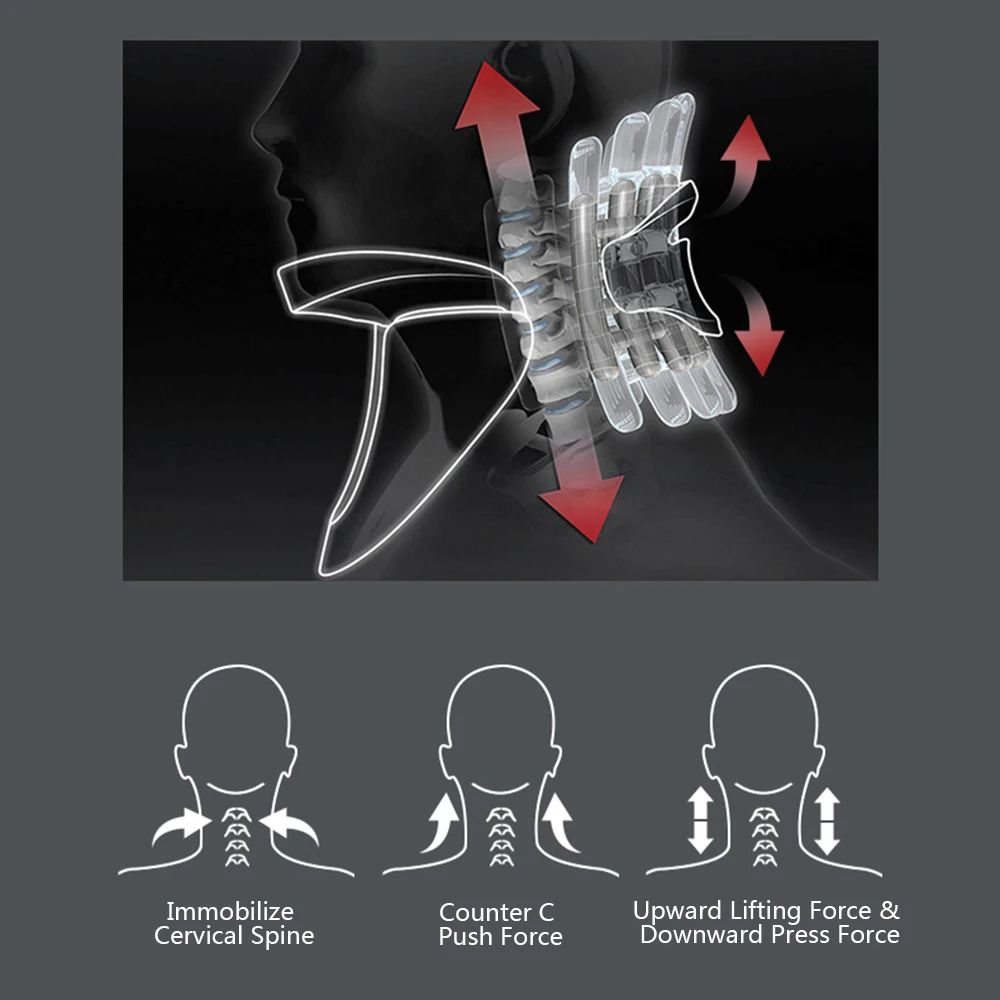 Carevas Шейное тяговое устройство для шеи Надувное пневматическое тяговое устройство для лечения боли шейный бандаж Поддержка CE& FDA одобрено