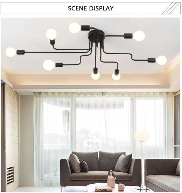 Nowoczesny LED sufitowy żyrandol oświetlenie salon sypialnia żyrandole Creative Home Lighting oprawy Darmowa wysyłka -
