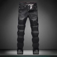 Show thin Jeans men Casual pants new Little feet pants High quality designer Brand men s