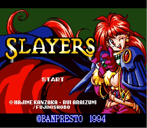 16Bit игры* The Slayers(версия США! Английский язык