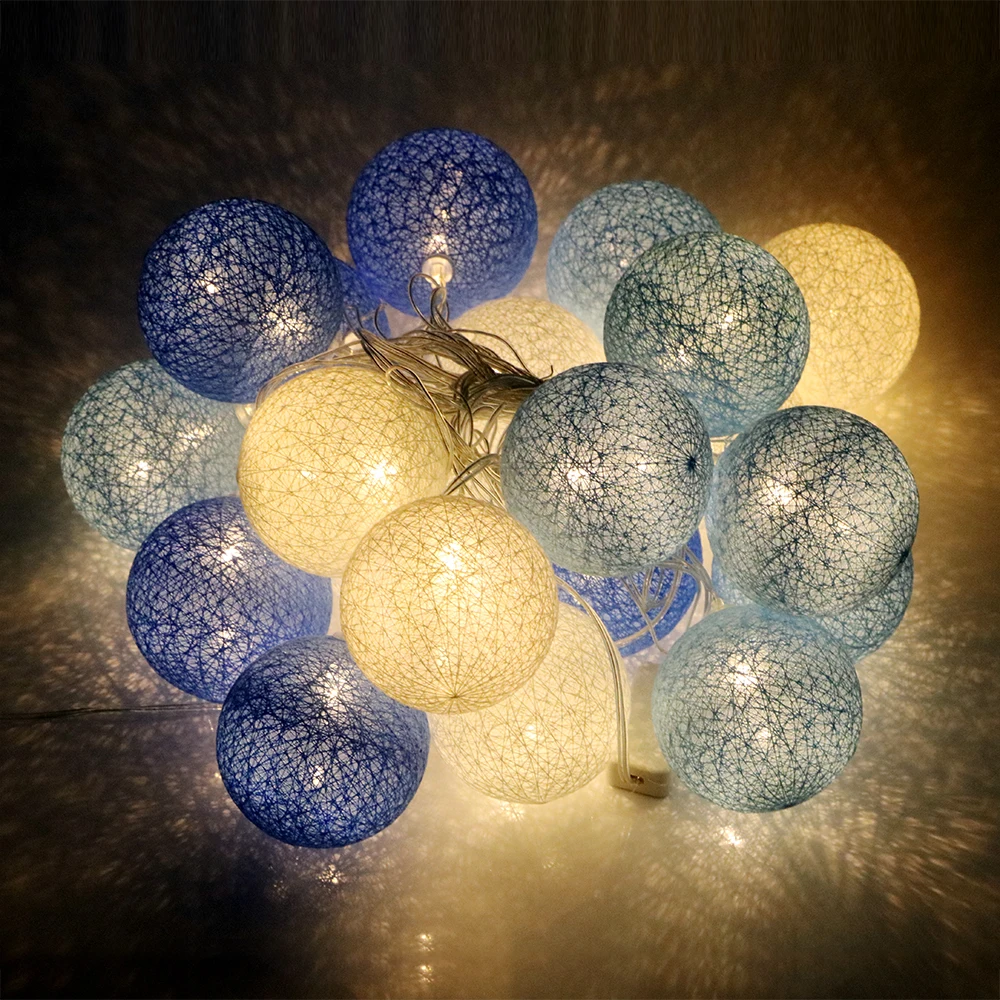 

High Quality Patio Decors Fabric Flexible LED String Lights Outdoor Lighting Christmas Garden Party Decoration Lamp