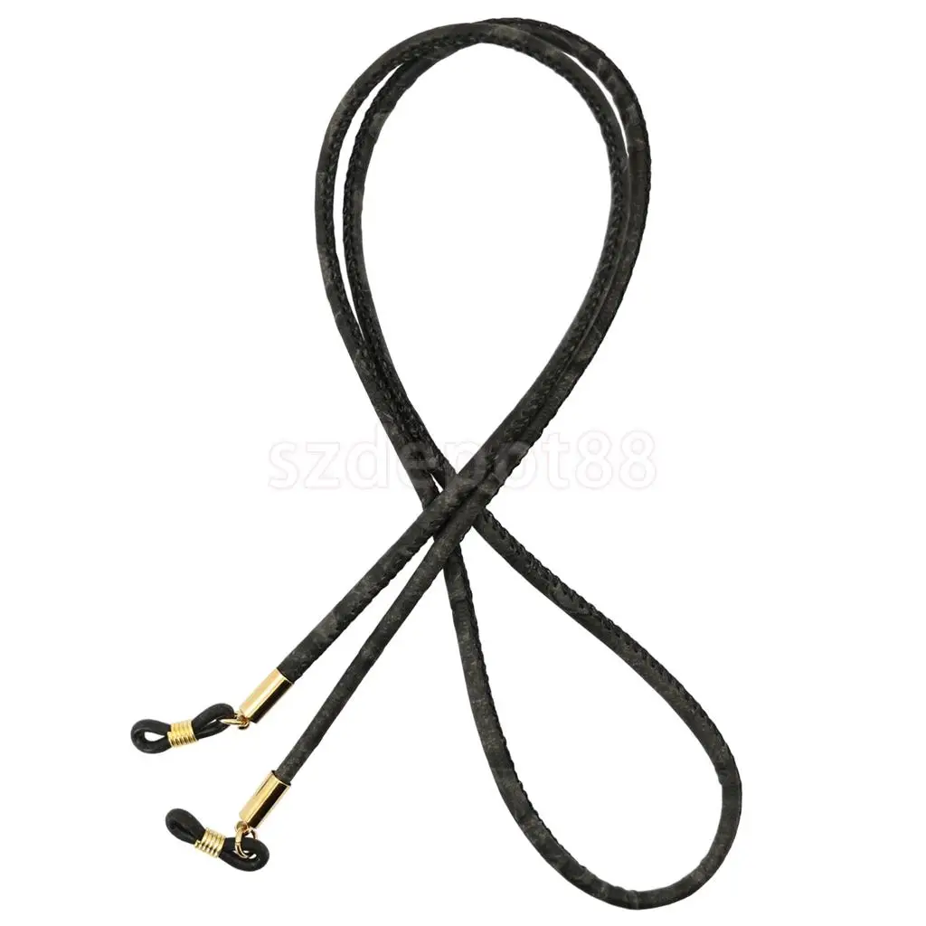 Eyeglasses Chain Sunglasses Rope Anti-slip PU Leather Spectacles String Holder Eyewear Reading Glasses Eyewear Cord 