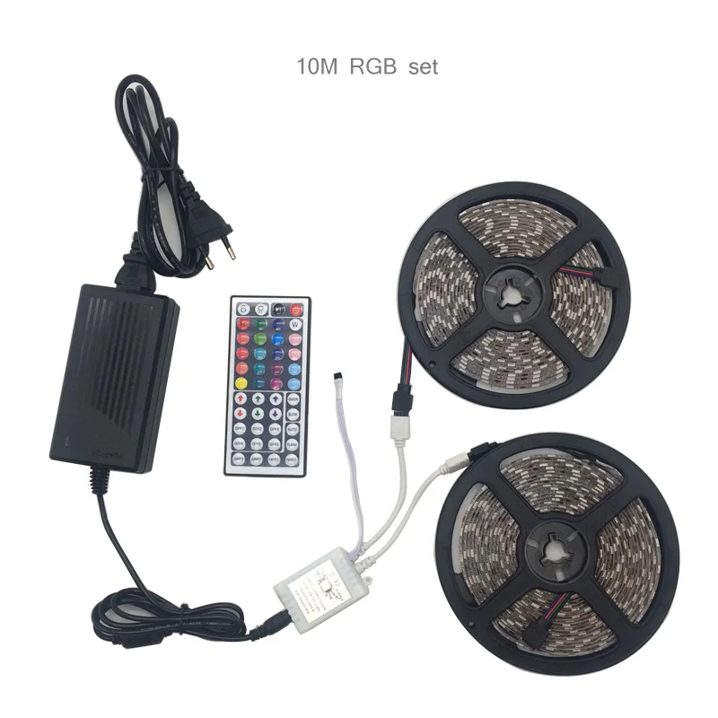 5 м 10 SMD 5050 RGB светодиодный светильник 60 s Диодная лента IP20 без водонепроницаемости