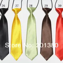 Детские галстуки для мальчиков, однотонный галстук ручной работы