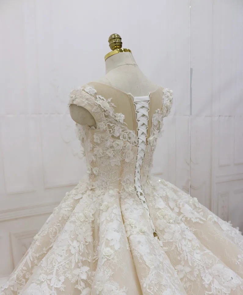 fxgeo_Dubai_Vestidos_de_Noiva_de_Luxo_Flor_3D_Apliques_Exuberanteola_Vestidos_De_Noiva_Plissado_Vestido__1_